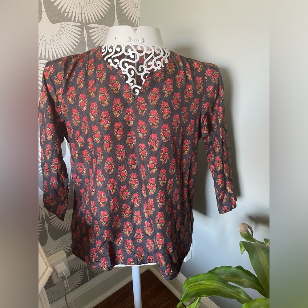 Printed Silk blouse S/ MP